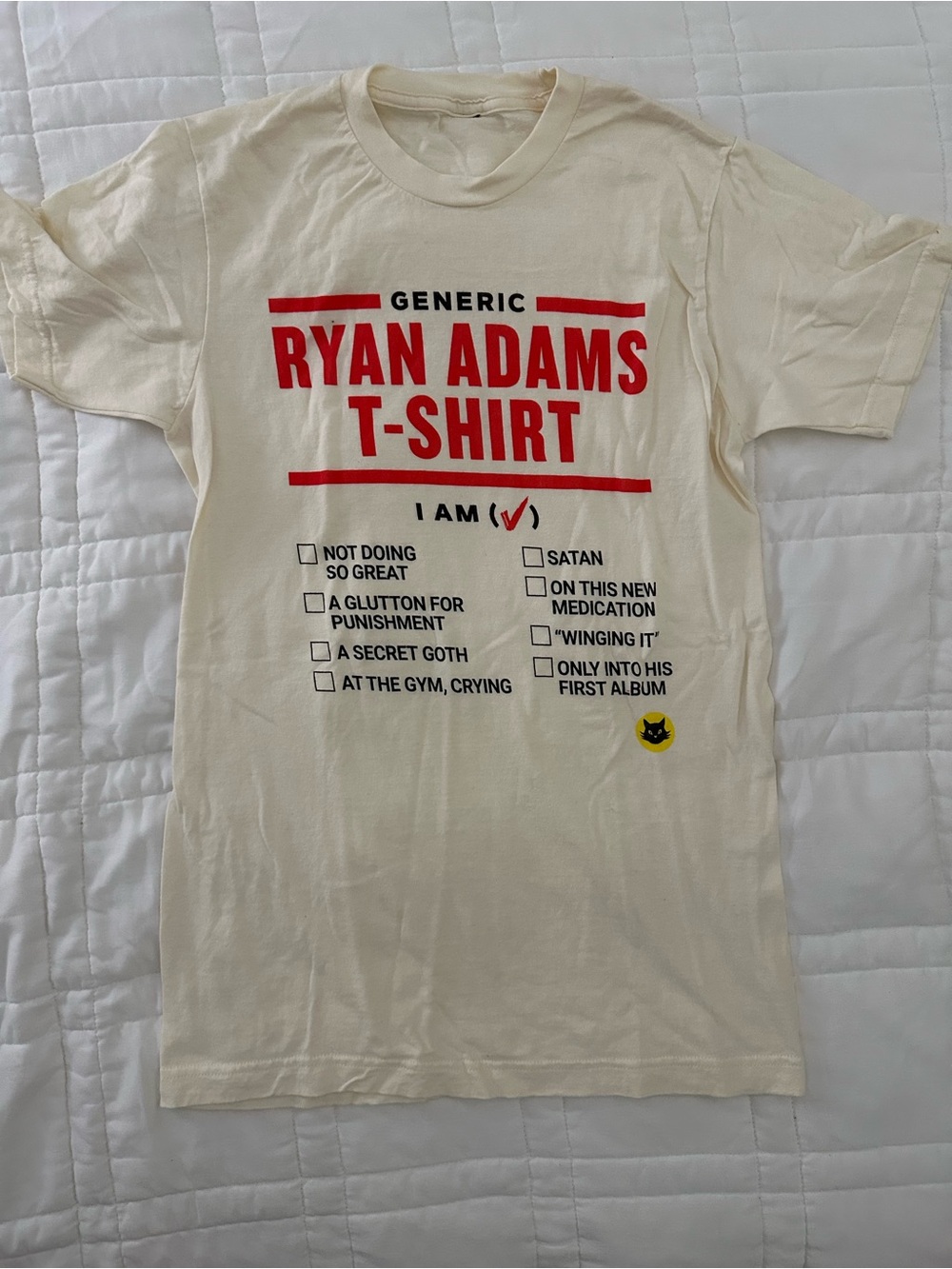 Ryan Adams T-Shirt Size Small